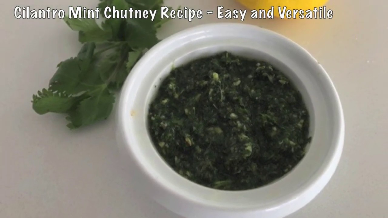 Cilantro Mint Chutney Recipe | How to make Cilantro Pesto | Easy Summer Dip | Eat East Indian