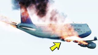 B747 Pilot Made A Big Mistake Right After Take Off [XP11]