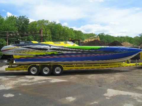 Super Cat Mti 39 High Performance Racing Boat 132mph Youtube