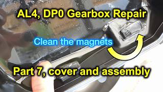 How to repair AL4, DP0 faulty gearbox in limp mode, solenoid valves (Part 7, cover and assembly)