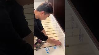 Wooden Bed Assembly#craftsmanship #craftsman #woodworking