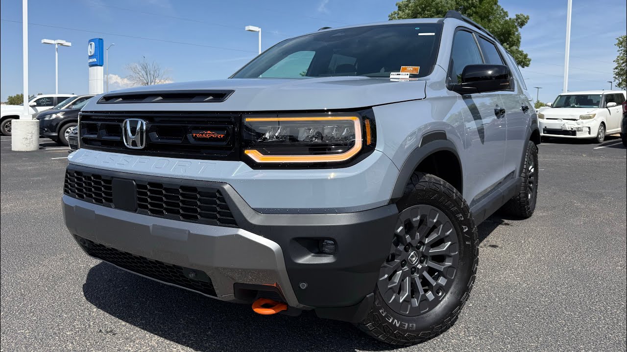 2026 Honda Passport Trailsport - Sonic Gray Pearl - Walkaround - YouTube