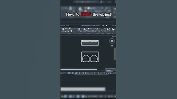 How To HIDE Or ISOLATE Objects In AutoCad