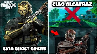 CIAO ALCATRAZ COD MOBILE NUOVE RICOMPENSE GRATIS GHOST WARZONE MOBILE