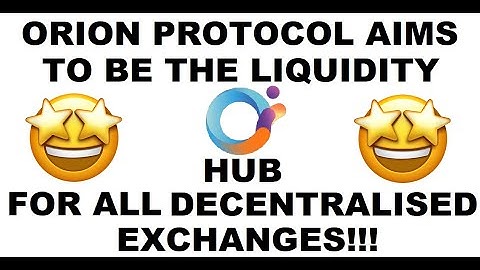 Will Orion Protocol ($ORN) Be The Dominant Liquidity Hub For The Decentralised Finance Ecosystem???