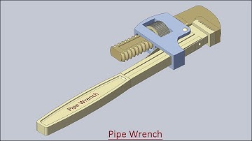 Pipe Wrench (Volume-1)--Solid Edge Tutorial