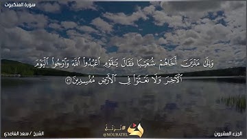 آية رقم 36 - 38 من سورة العنكبوت