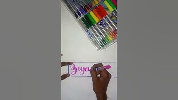 Ziya mehrin|Name Calligraphy lettering|fun with rifqa|#shorts