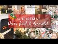 2020 CHRISTMAS DECOR HAUL & DECORATE OUR NEW FIREPLACE WITH ME! HOLIDAY HOME DECOR 2020!