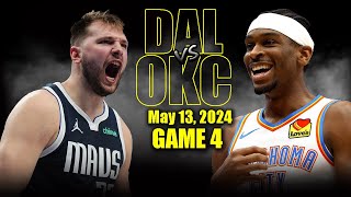 Dallas Mavericks vs Oklahoma City Thunder Full Game 4 Highlights - May 13, 2024 | 2024 NBA Playoffs screenshot 5