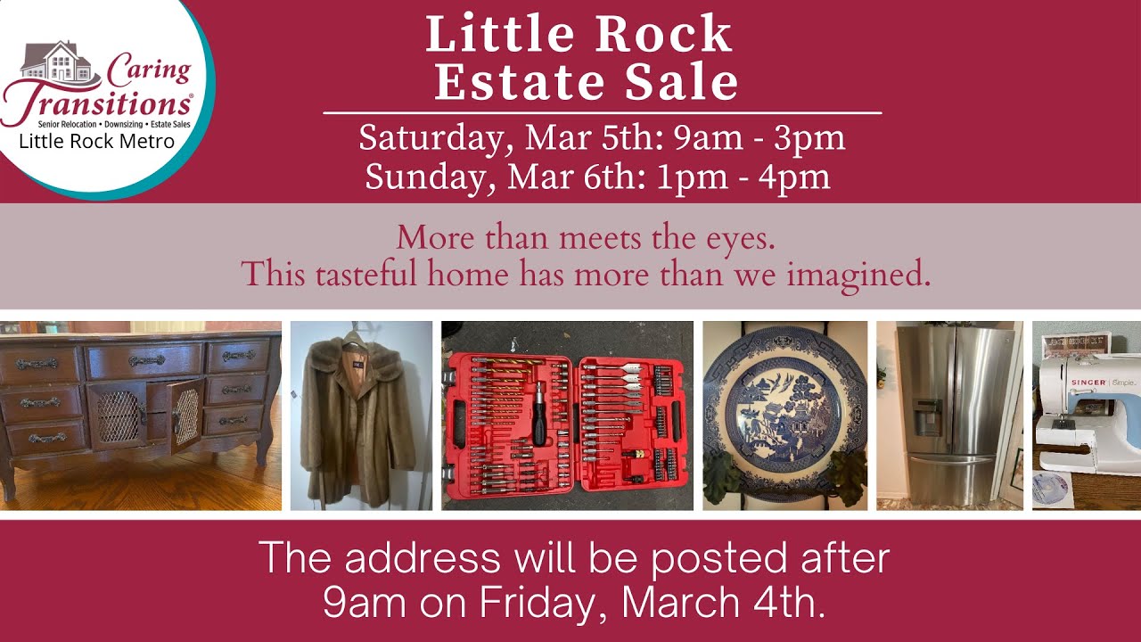 Little Rock Estate Sale YouTube