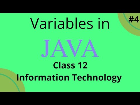 Variables in java|| Class 12 information technology ||saral programming ...