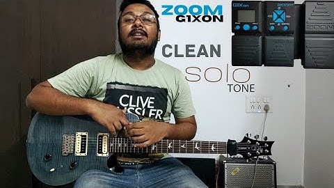 ZOOM G1XON | CLEAN SOLO TONE | PATCH SETTINGS |