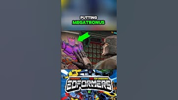 Did Sentinel Prime removed Megatronus Prime Sticker ? #edformers #transformers #tidal