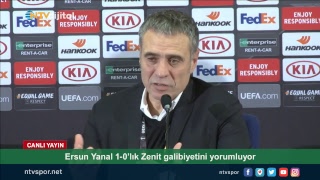 Download Canli Ersun Yanal, Zenit Maçı Sonrası Basın Toplatısında Soruları Yanıtlıyor Video MP3 Canli Ersun Yanal, Zenit Maçı Sonrası Basın Toplatısında Soruları Yanıtlıyor