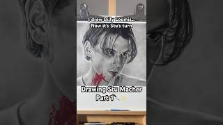 Part 1 of drawing Billy Loomis’s accomplice, ✨Stu Macher✨#ghostface #scream #drawing #photorealism