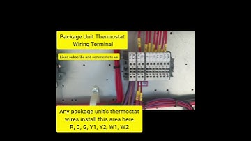 Package Unit Thermostat Wiring , zamil package ac #thermostats , #viral #shorts #short #reels #video