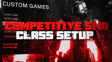 CoD Black Ops 3: Competitive SnD Class Setups - Best Weapon Classes In BO3