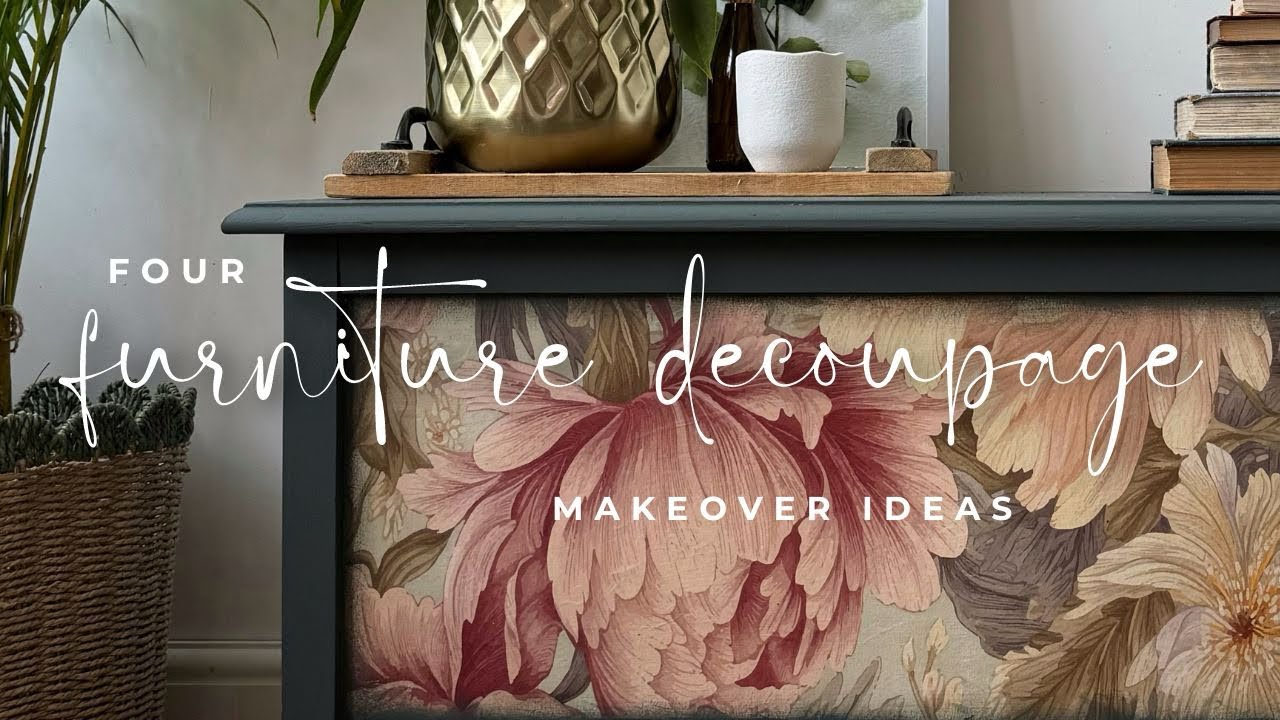 4 Totally Different Furniture Decoupage Project Ideas YouTube 4 Totally Different Furniture Decoupage Project Ideas YouTube