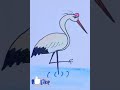 Heron bird drawing.How to draw Bird,(Bok)#shorts #birds #herons #trending #drawing #drawingtutorial