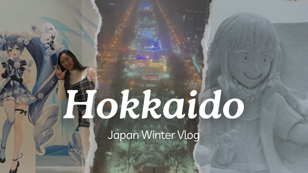 3 Days in Hokkaido | Winter Vlog! Snow Festival, Snow Miku, Sapporo Beer, Sheep BBQ