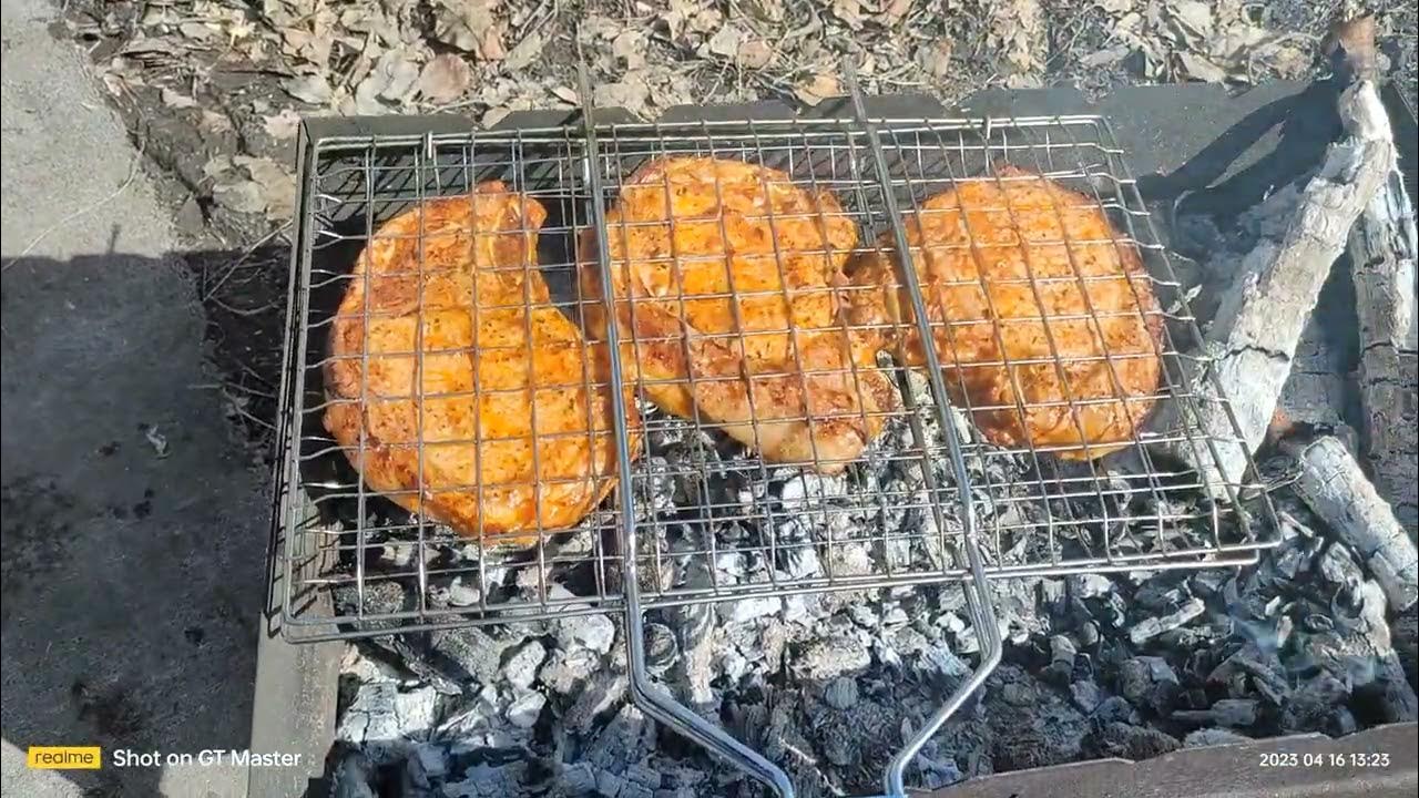 Шашлык на природе в пасху - YouTube