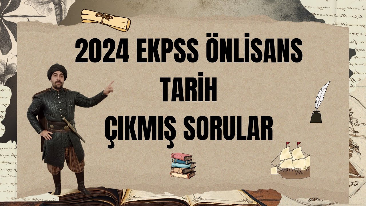 2024 EKPSS ÖNLİSANS TARİH ÇIKMIŞ SORULAR #kpss #yks #ekpss #ales #dgs 