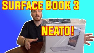 Surface Book 3 Unboxing and setup