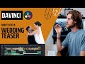 Editing an epic wedding film teaser  davinci resolve 18
