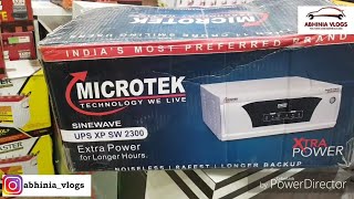 Microtek Sinewave inverter SW2300Va unboxing and salient Features | What is Inverter 24v ?