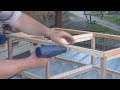 КАК СДЕЛАТЬ КЛЕТКУ ДЛЯ ЦЫПЛЯТ УТЯТ ГУСЯТ...HOW TO MAKE A CELL FOR CHICKENS HAVE GUSHAT