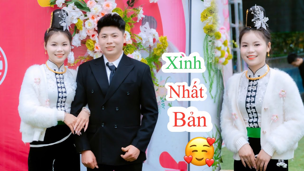 CÔ DÂU XINH ĐẸP NHẤT BẢN TOÀN CẢNH ĐÁM CƯỚI HUY HƯỞNG THU THUỶ TẠI BẢN LỌNG LẦU NẬM LẦU 