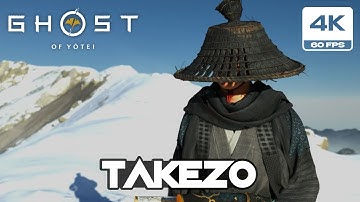 Ghost Of Yotei  - Takezo Boss Fight (4K 60 FPS PS5 Pro)
