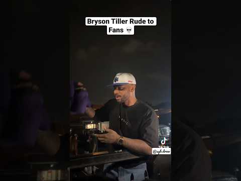 Bryson Tiller Refuses To Sign Merch Shorts