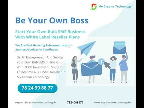 Start Own BulkSMS Business | White Label Reseller Panel |  My Dreams Technology | BulkSMS Service