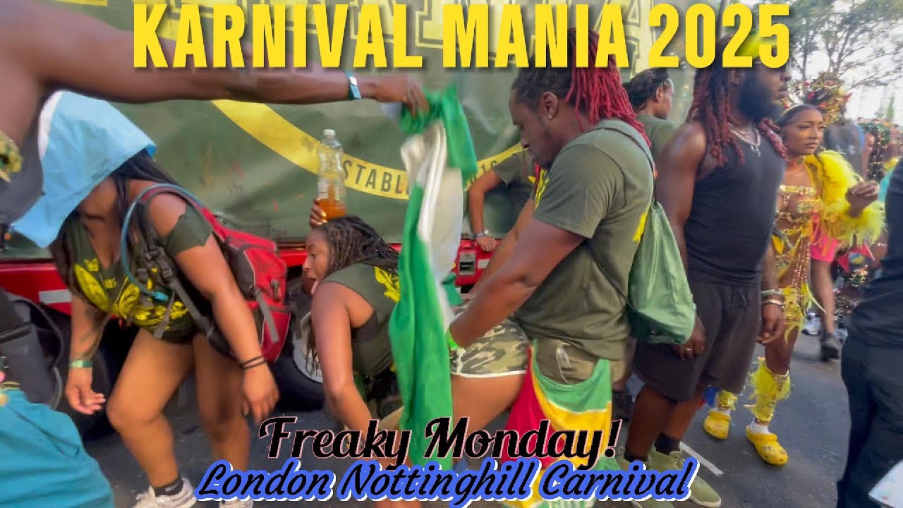 Freaky Monday! KARNIVAL MANIA 2025: London Nottinghill Carnival - YouTube