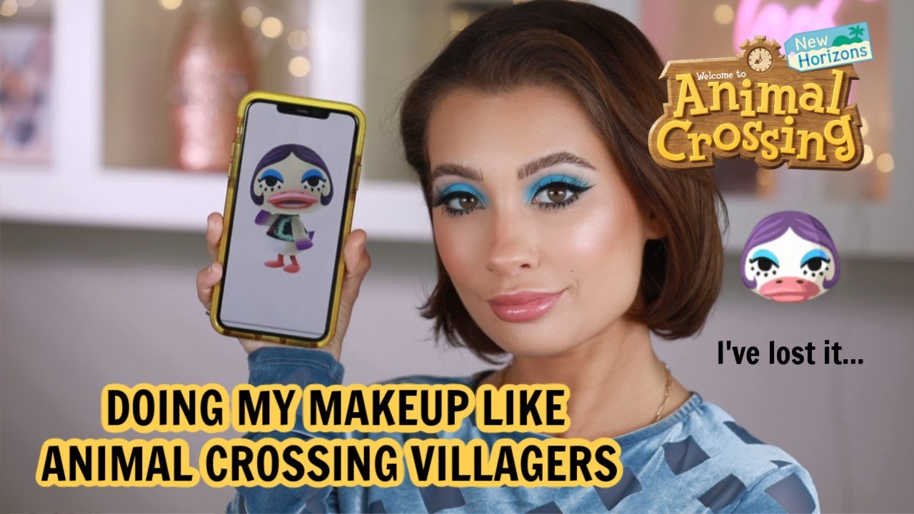 DOING MY MAKEUP LIKE ANIMAL CROSSING VILLAGERS: Gloria