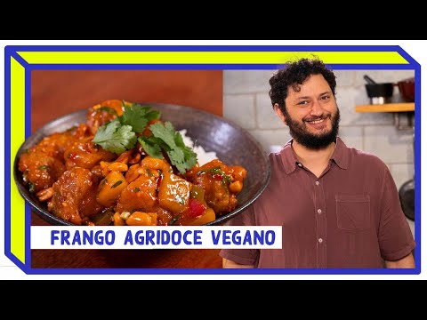 VEGANIZANDO UMA RECEITA DE FRANGO FRITO AGRIDOCE | Receitas Veganas | Rafael Ribas