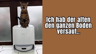 Katzen machen Dreck, verlieren Haare und der NARWAL FREO X ULTRA 🤖 muss mir helfen..