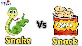 الفرق بين كلمة Snake و Snack 🗣️