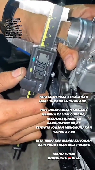KEKALAHAN TEKNO TUNER AKIBAT KECURANGAN AIR NON