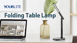 Yourlite Dimmable Cct Adjustable Floding Desk Lamp With Night Light For Offices And Home