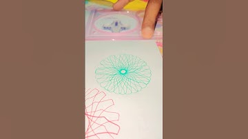 Spirograph Art So Satisfying,You’ll Watch It Twice!#asmr#art