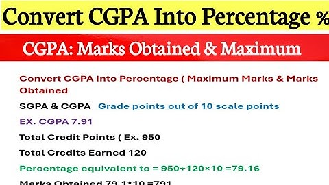 CGPA Into Percentage || How To Convert CGPA Into  % || Marks Obtained || Jkpsc Lecturer Form