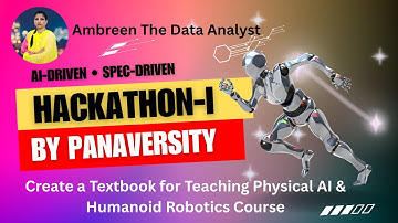Textbook Created with Spec-Kit & AI Driven (Claude Code) HACKATHON-1 By PANAVERSITY | PART-1