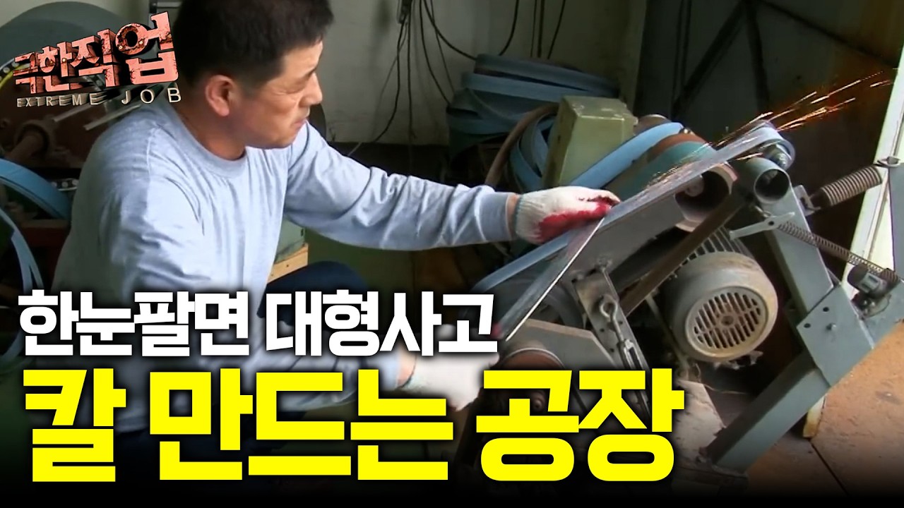 단 1초도 한눈팔 수 없는 칼 공장 현장｜극한직업