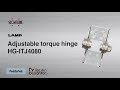 HG-ITJ4080 - Adjustable torque hinge - Sugatsune Japan