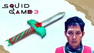 HOW TO MAKE SQUID GAME KNIFE | Squid Game Knife | Squid game season 3 | DIY Game of Squid game |