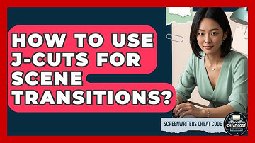 How To Use J-Cuts For Scene Transitions? - Screenwriter