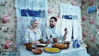 RUSTIC TABLE IN RUSSIAN TRADITIONS | MAKING SUPPLIES FOR THE NEXT WINTER